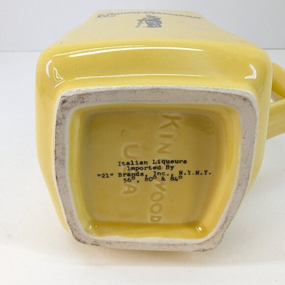 Liquore Galliano Amaretto Sambucca Yellow Advertising Pub Jug Water Jug - Picture 6 of 6